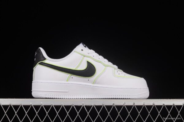 NIKE Air Force 1'07 Low Black and White Luminous Low Casual Sneakers CW2288-304 - Image 15
