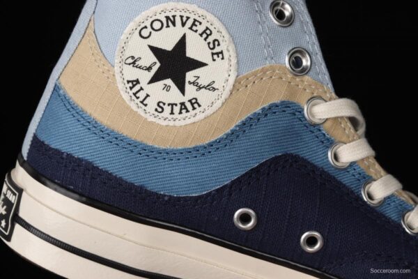 Converse Chuck 70 2021 new Samsung standard splicing color high upper canvas shoes 170838C - Image 6