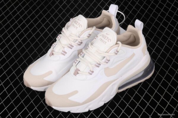NIKE Air Max 270React new high-frequency mesh hollowing out function half-palm air cushion running shoes CJ0619-102 - Image 9