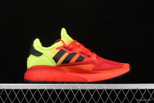 Adidas ZX 2K Boost FW0482 2020 summer new clover popcorn vintage running shoes - Image 17