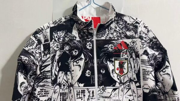 2023 Japan Captain Tsubas x Tokyo Red Reversible Reversible Full Zipper Jacket - Image 2