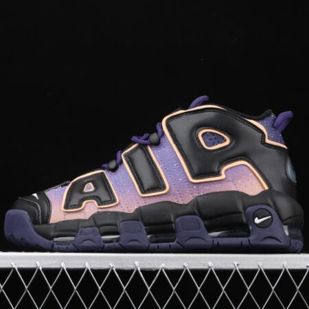 NIKE Wmns Air More Uptempo Dusk To Dawn Starry Sky Purple Cloud Pippen Classic High Street Basketball shoes Series 553546-018