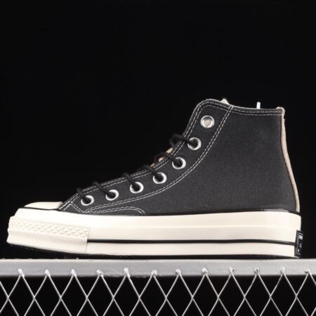 Converse Chuck Taylor All Star Converse black shiny high-top casual board shoes 572265C