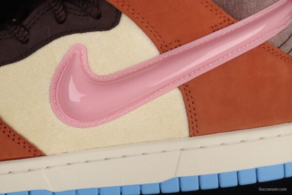 Social Status x NIKE SB DUNK Low Pro QS Chocolate Milk American trend Institute Chocolate Milk Jelly Hook Slam Dunk Series low side leisure sports skateboard shoes DJ1173-700 - Image 7