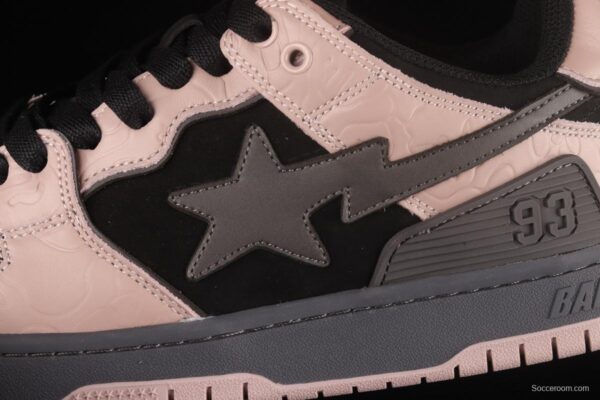 Human MAdidase Bape Sta Sk8 To Nigo trend godfather Nigo brand ape head classic skateboard shoes leisure sports board shoes 1G801009I black powder - Image 7