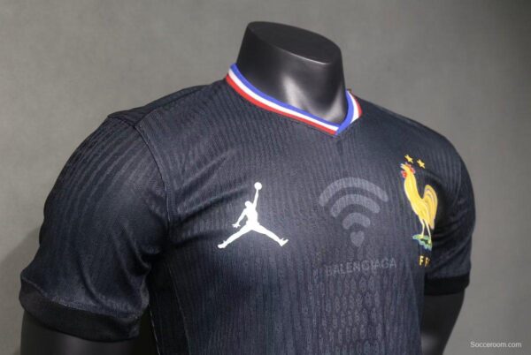Player Version 2024 France x Balenciaga Navy Special Jersey - Image 3