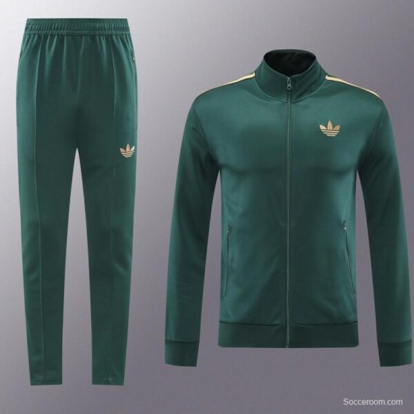 24/25 Adidas Original Green Full Zipper Jacket +Long Pants - Image 20