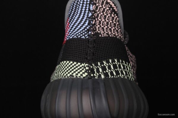 Adidas Yeezy Boost 350 V2 Yecheil FW5190 Darth Coconut 350 second generation hollowed-out splicing colorful angel color BASF popcorn - Image 8