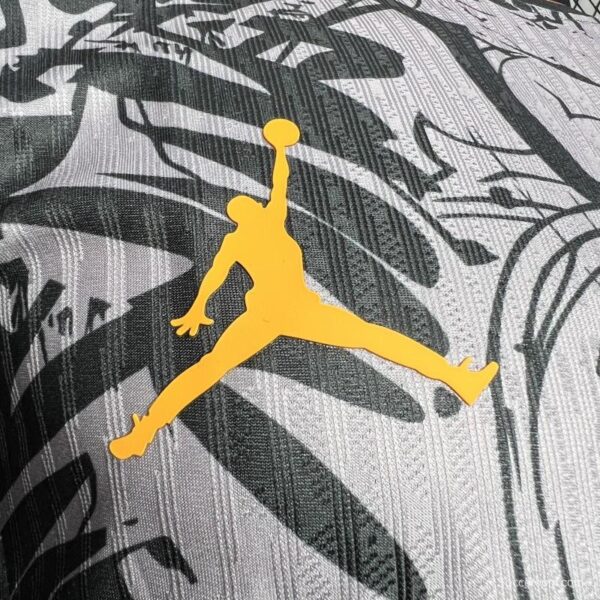 Player Version 2024 Netherlands Grey Euro Jordan Jersey - Image 4