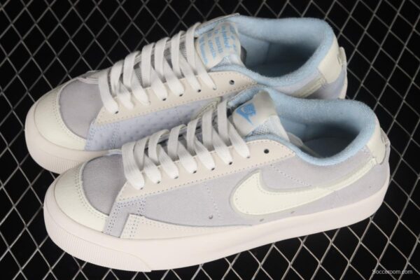 NIKE Blazer Low Vntg '77 Lavender Colorway Trailblazer Low-Top Sneakers DH4101-001 - Image 10