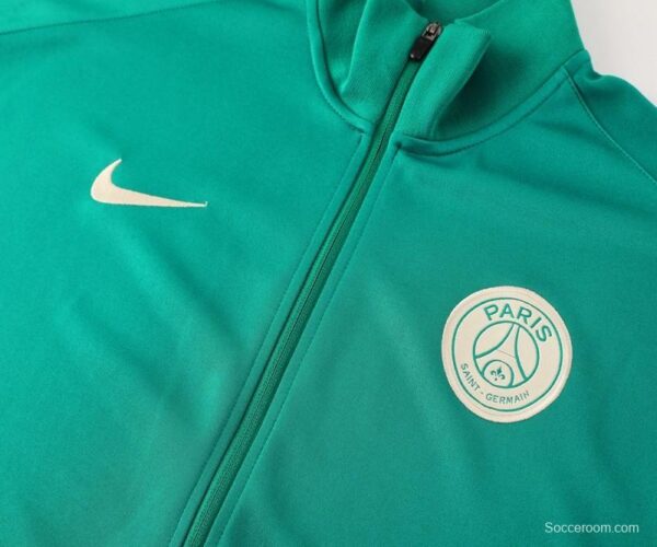 24/25 PSG Green Full Zipper Jacket +Long Pants - Image 9