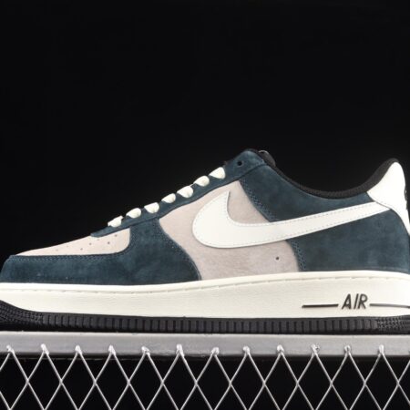 NIKE Air Force 1' 07 Low gray-white and green suede low-top casual board shoes NT9955-318