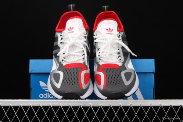 Adidas ZX 2K Boost FV2976 2020 summer new clover popcorn vintage running shoes - Image 13