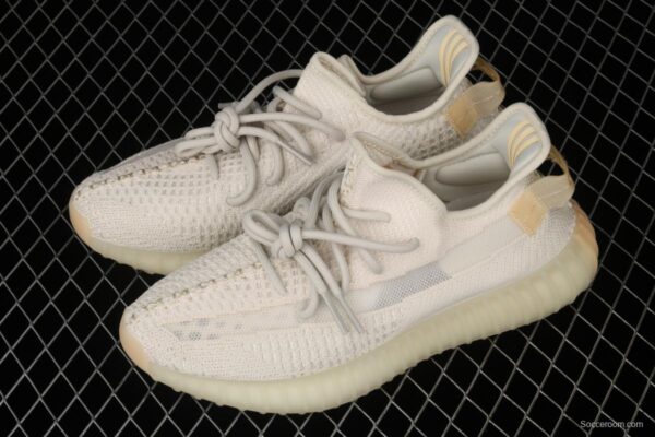 Adidasidas Yeezy 350 Boost V2 GY3438 Darth Coconut 350 second generation hollowed-out temperature change aurora borealis color matching - Image 11