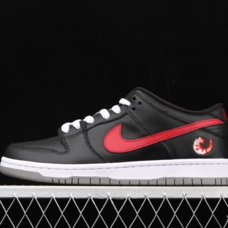 NIKE DUNK Low Premium 2020 black and red shrimp low-side leisure sports skateboard shoes 313170-060