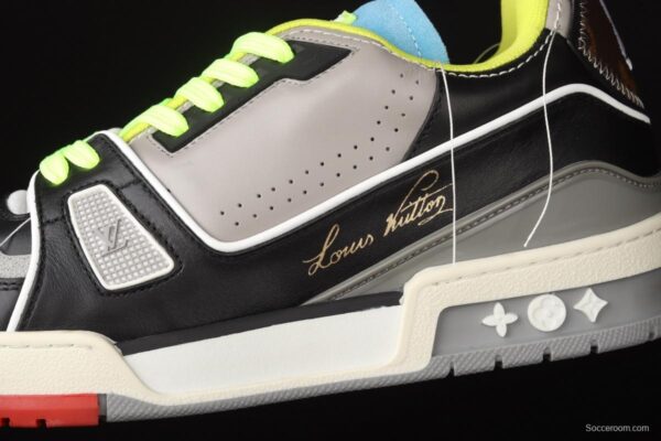 Authentic LV 2021ss early spring fashion catwalk sneakers 51Bcolore MS1220 - Image 8