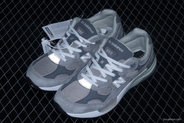 New Balance NB MAdidase In USA M992 series American blood classic retro leisure sports daddy running shoes M992GR - Image 10