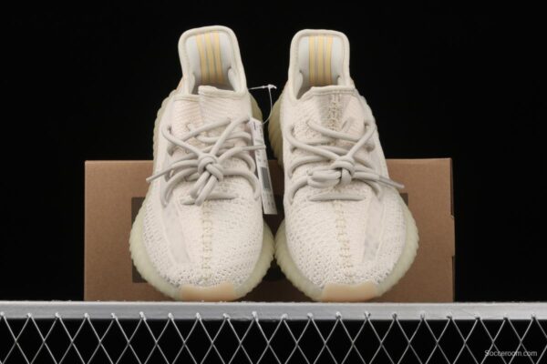 Adidasidas Yeezy 350 Boost V2 GY3438 Darth Coconut 350 second generation hollowed-out temperature change aurora borealis color matching - Image 13