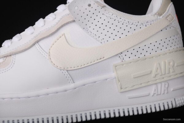 NIKE Air Force 1 ShAdidasow light weight heightened low-top board shoes CZ8107-100 - Image 6