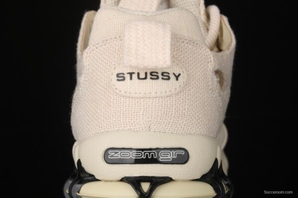 Stussy x NIKE Air Zoom Spiridon Caged 2 Spieli prison East cage 2 generation milky white linen black cloth CQ5486-200 - Image 6