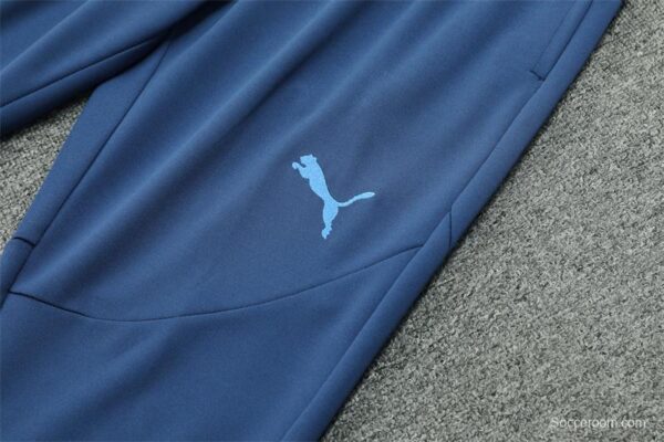 24/25 Manchester City Sky Blue Half Zipper Jacket+Long Pants - Image 6