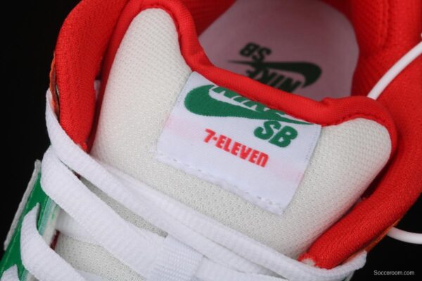 7-Eleven x NIKE SB DUNK Low heavyweight low-top skateboard shoes CZ5130-600 - Image 7
