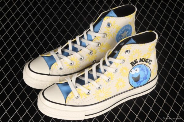 Converse ChuNIKE Taylor spring 2022 new earth graffiti hit high-top casual board shoes 172863C - Image 11
