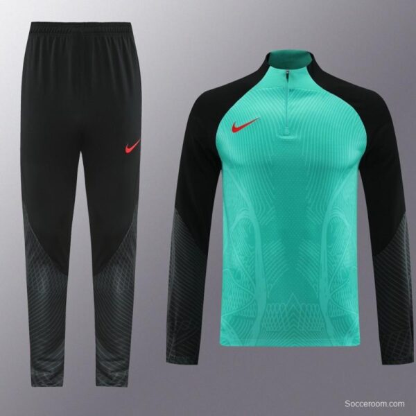 2024 Nike Green/Black Half Zipper Jacket+Pants - Image 8