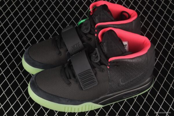 NIKE Yeezy 2 NRG Kanye West limited edition black coconut black rose Kanye shoes 508214-006 - Image 13