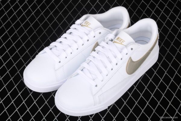 NIKE Blazer Low Prm Trail Blazers Platinum hook low-top skateboard shoes AA3961-103 - Image 9