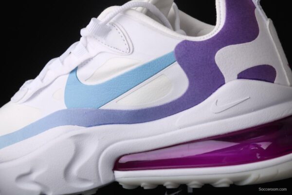 NIKE Air Max 270React new high-frequency mesh function half-palm air cushion cushioning running cloth shoes AT6174-102 - Image 5
