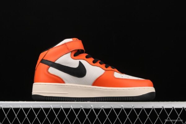 NIKE Air Force 1: 07 Mid help / backhook white buckle shredded 804609-158 - Image 16