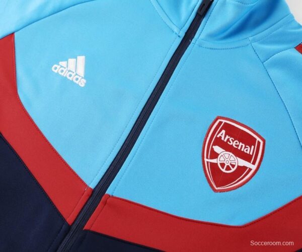 24/25 Arsenal Black/Blue Full Zipper Jacket +Long Pants - Image 18