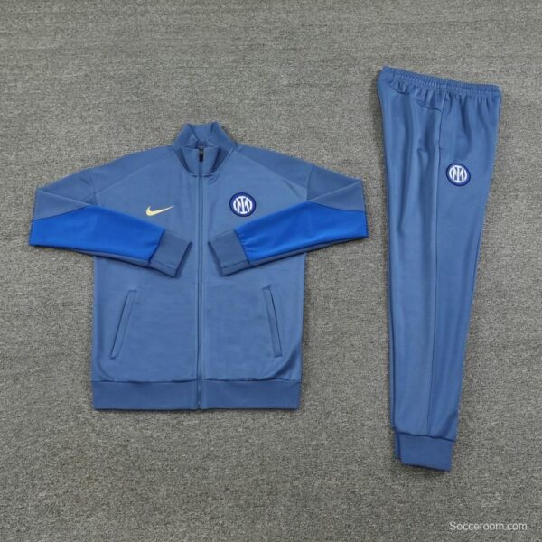 24/25 Inter Milan Blue Full Zipper Jacket +Long Pants - Image 12