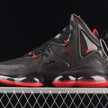 NIKE LeBron XIX EP James 19 generation black and red slam dunk actual basketball shoes DC9340-001