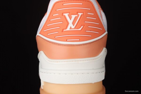 Authentic LV 2021ss early spring fashion catwalk sneakers 410N PiNIKE White - Image 7