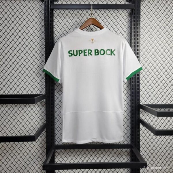 24/25 Sporting Lisbon Away White Jersey - Image 8