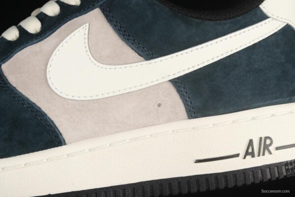 NIKE Air Force 1' 07 Low gray-white and green suede low-top casual board shoes NT9955-318 - Image 7