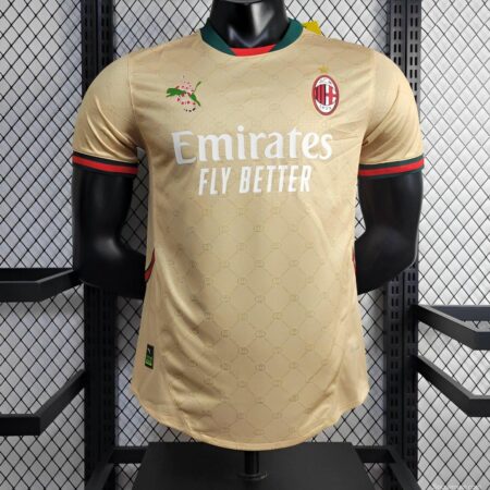 Player Version 24/25 AC Milan x Gucci Golden 125th Anniversary Jersey