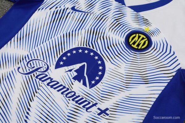 24/25 Inter Milan White Short Sleeve Jeresy+Shorts - Image 8