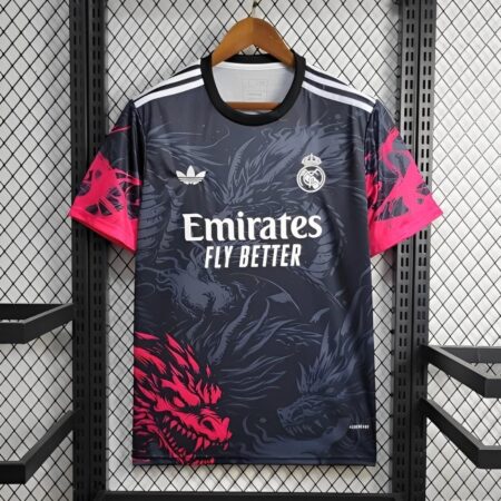24/25 Real Madrid Black/Red Dragon Special Jersey