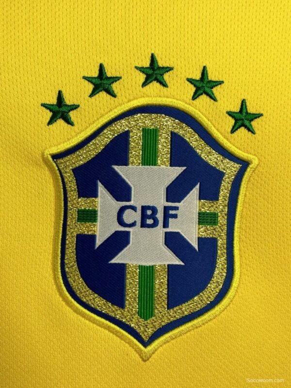 Retro 2014 Brazil Home Jersey - Image 7
