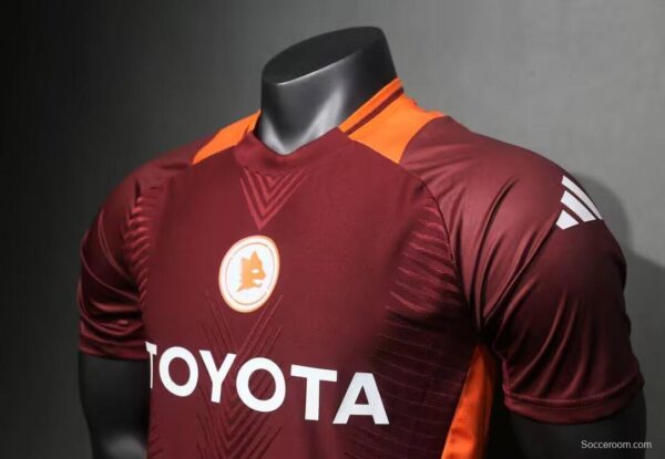 Player Version 24/25 AS Roma Home Pre-Match Jersey - Image 5