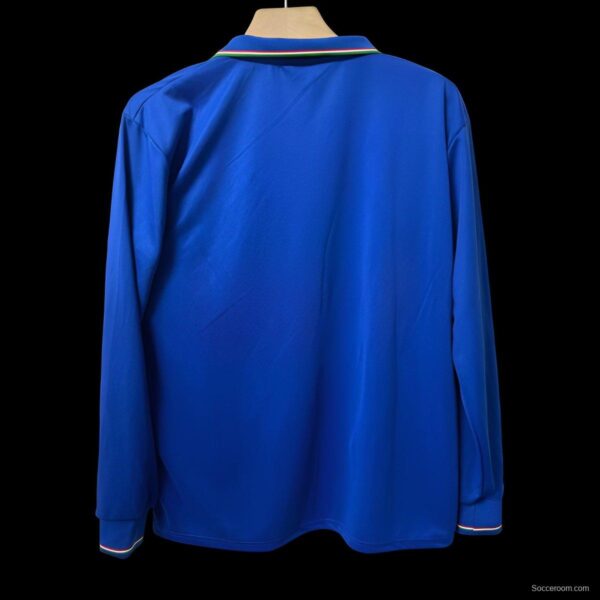 Retro 1982 Italy Home Long Sleeve Jersey - Image 2