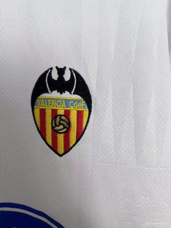 Retro 96/97 Valencia Away White Jersey - Image 3