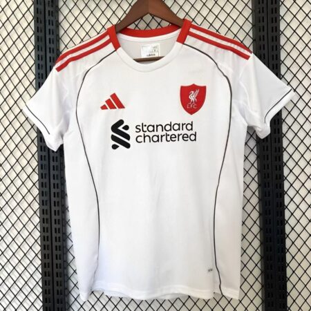 25/26 Liverpool Away White Jersey