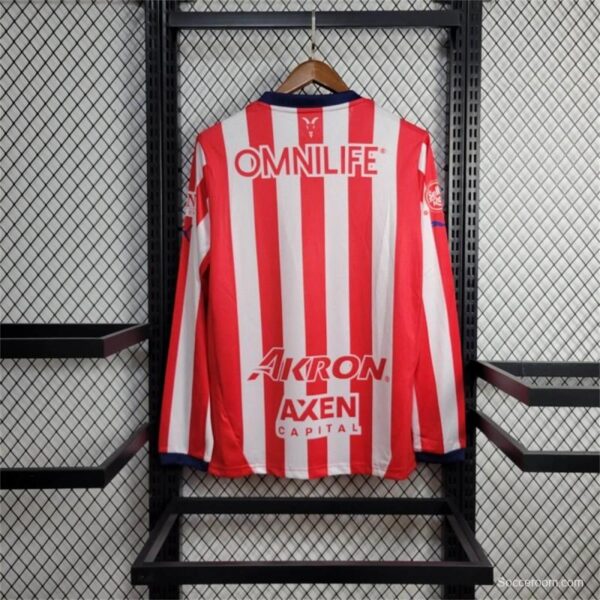 24/25 Chivas Guadalajara Home Long Sleeve Jersey - Image 9