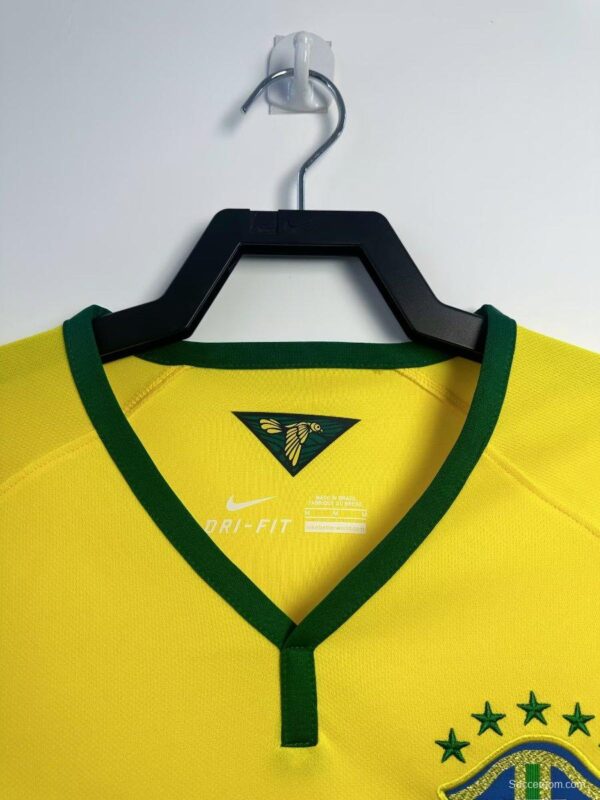 Retro 2014 Brazil Home Jersey - Image 3