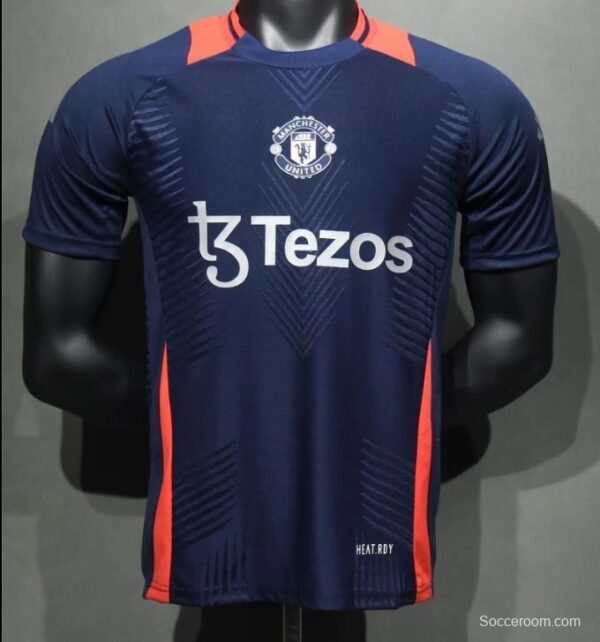 Player Version 24/25 Manchester United Navy Pre-Match Jersey - Image 2