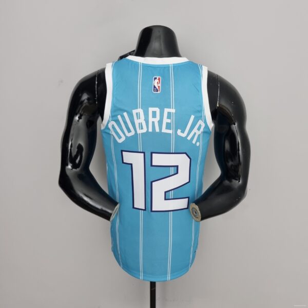 75th Anniversary Oubre jr.#12 Charlotte Hornets Blue NBA Jersey - Image 8